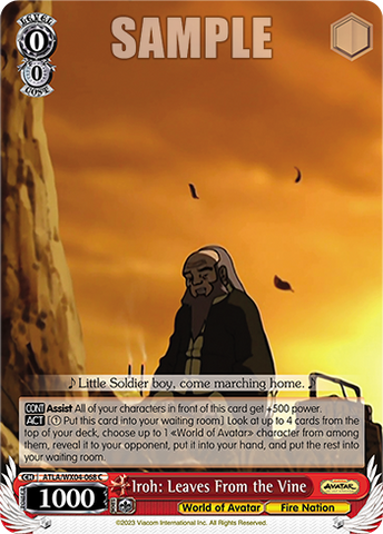 Iroh: Leaves From the Vine(ATLA/WX04-068)