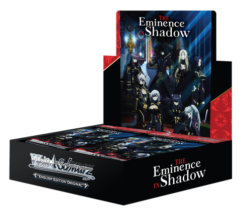 English Weiss Schwarz The Eminence in Shadow Booster Box Case English Weiss Schwarz The Eminence in Shadow Booster Box Case