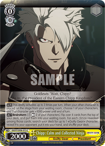 Chipp: Calm and Collected Ninja(GGST/SX06-015)