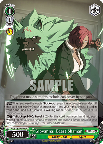 Giovanna: Beast Shaman(GGST/SX06-042)