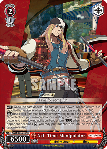 Axl: Time Manipulator(GGST/SX06-058)