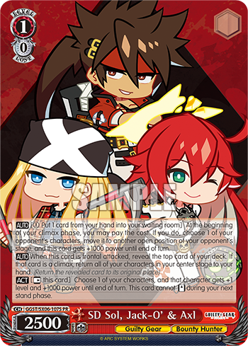 SD Sol, Jack-O' & Axl(GGST/SX06-107S)