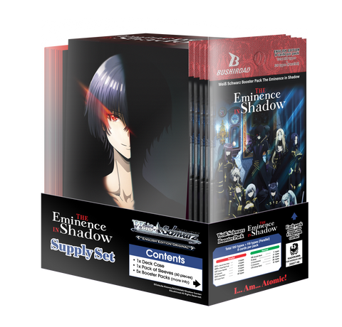 English Weiss Schwarz The Eminence in Shadow Booster Box Case English Weiss Schwarz The Eminence in Shadow Booster Box Case