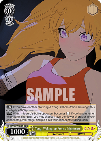 Yang: Waking up From a Nightmare(RWBY/WXE01-02)
