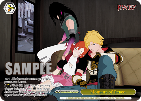 Moment of Peace(RWBY/WXE01-11OFR)