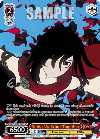 Ruby: Working Together(RWBY/WXE01-38OFR)