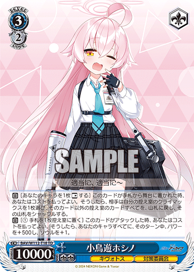 BAV/W112-T18 小鳥遊ホシノ