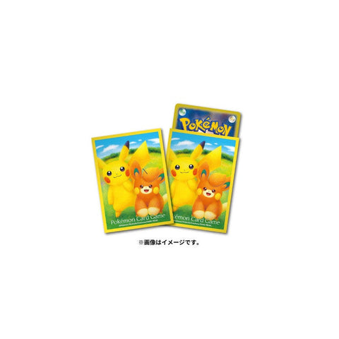 Pikachu 2 Pokemon Regular Size Card Sleeve 64pcs