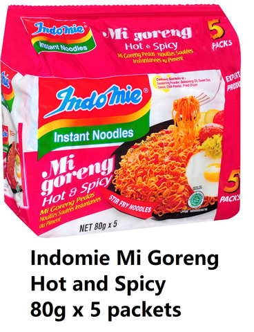 Indomie Instant Noodles Hot and Spicy Flavour (Food)