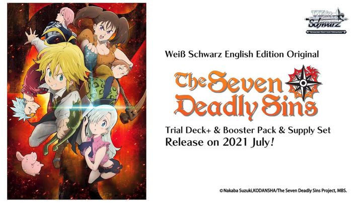 weiss schwarz seven deadly sins booster box ENGLISH) WEISS SCHWARZ THE SEVEN DEADLY SINS (Nanatsu no Taizai 七つの大罪 – Sleever Queen