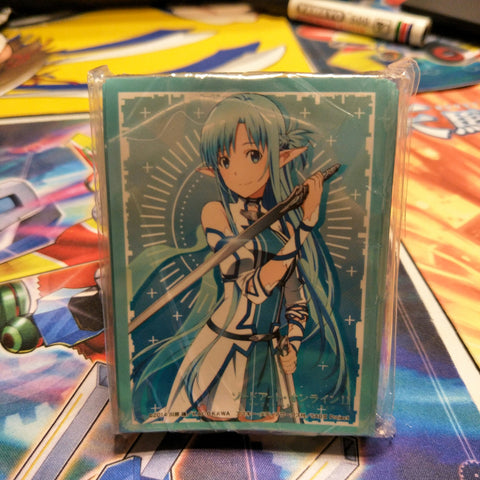 Sword Art Online Asuna Blue Hair Card Sleeves