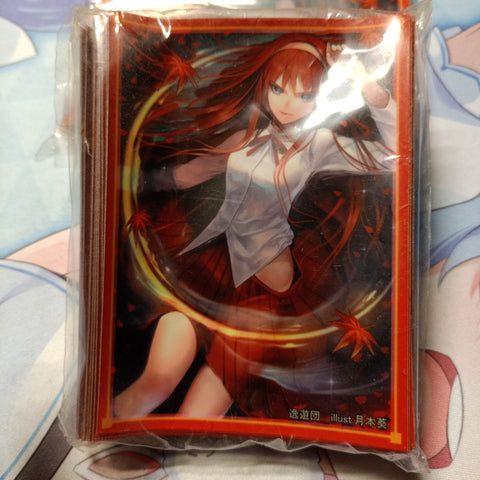 Tohno Akiha Melty Blood Type Moon Card Sleeve Doujin Comiket Sleever Queen Tohno Akiha Melty Blood Type Moon Card Sleeve Doujin Comiket Sleever Queen