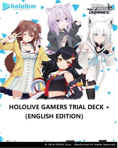 (ENGLISH) WEISS SCHWARZ HOLOLIVE GAMERS TRIAL DECK + (PRE-ORDER)