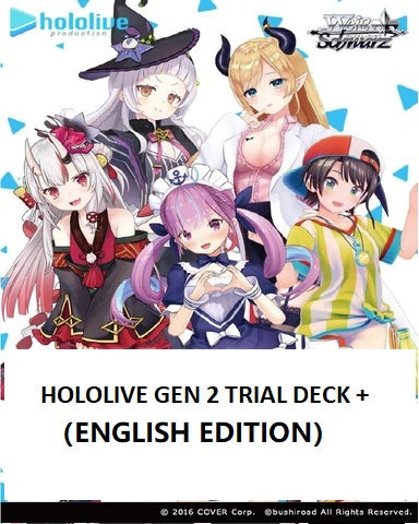 (ENGLISH) WEISS SCHWARZ HOLOLIVE GEN 2 TRIAL DECK + (PRE-ORDER)