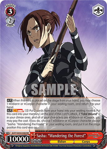 Sasha: "Wandering the Forest"(AOT/SX04-048)