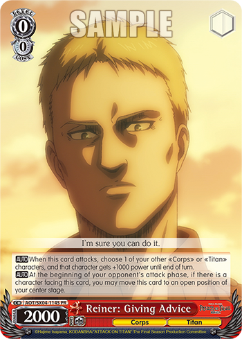 Reiner: Giving Advice(AOT/SX04-114S)