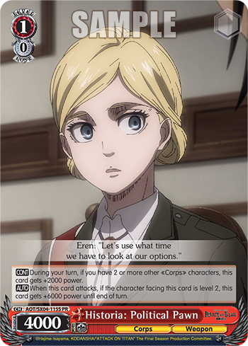 Historia: Political Pawn(AOT/SX04-115S)