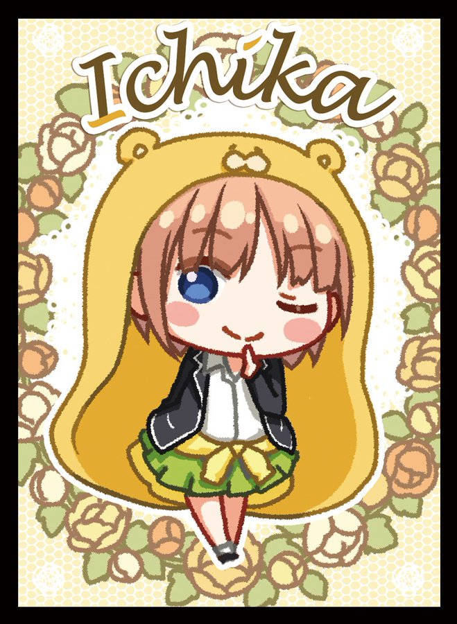 Quintessential Quintuplets - Chibi Ichika - Comiket Card Sleeves Quintessential Quintuplets - Chibi Ichika - Comiket Card Sleeves