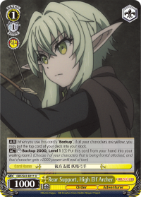 Rear Support, High Elf Archer GBS/S63-E011