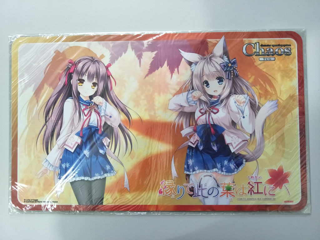 Yorite Konoha wa Kurenai - Suzuna Sasaura & Hoozuki Kurishima - ChaosTCG Playmat