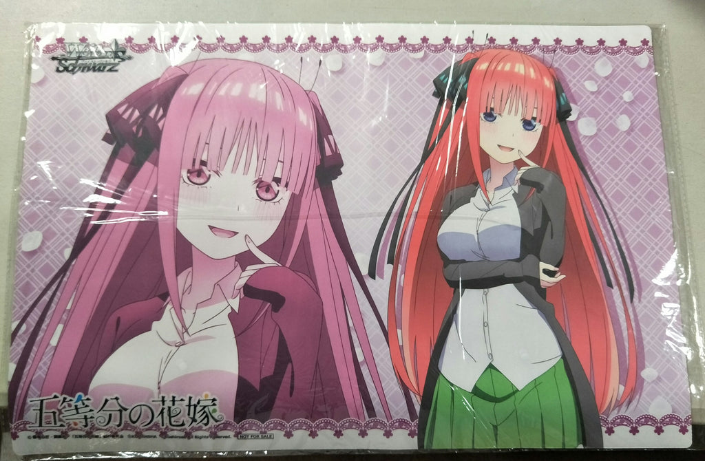 Gotoubun no Hanayome Quintessential Quintuplets Nakano Nino WS Weiss Schwarz Playmat