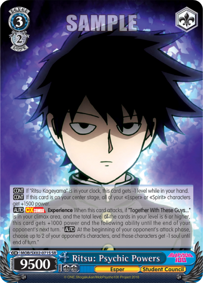 MOB/SX02-071S   Ritsu: Psychic Powers