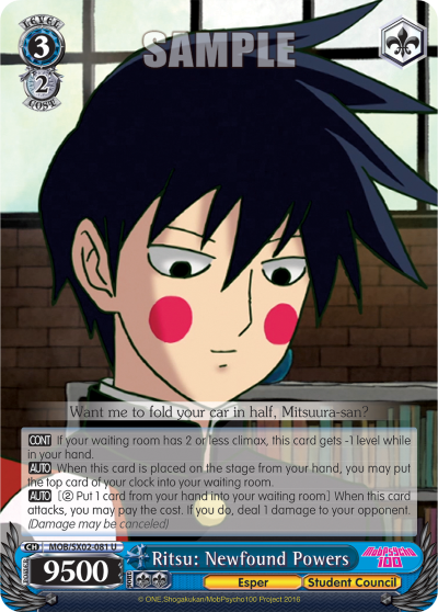 MOB/SX02-081  Ritsu: Newfound Powers