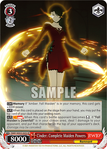 RWBY/WX03-043S Cinder: Complete Maiden Powers