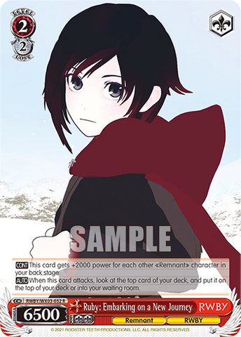 RWBY/WX03-052 Ruby: Embarking on a New Journey