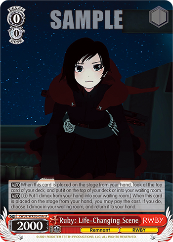 RWBY/WX03-056 Ruby: Life-Changing Scene