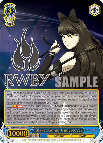 RWBY/WX03-084RBR Blake: Going Undercover
