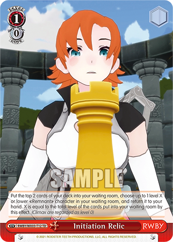 RWBY/WX03-T12 Initiation Relic