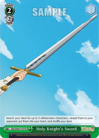 Holy Knight's Sword(SDS/SX03-T18)