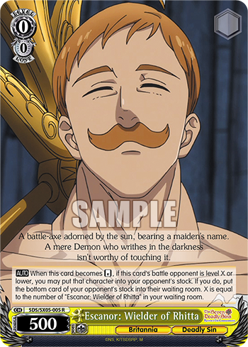 Escanor: Wielder of Rhitta(SDS/SX05-005)