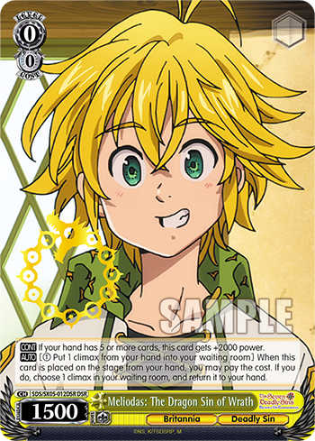 Meliodas: The Dragon Sin of Wrath(SDS/SX05-012DSR) -