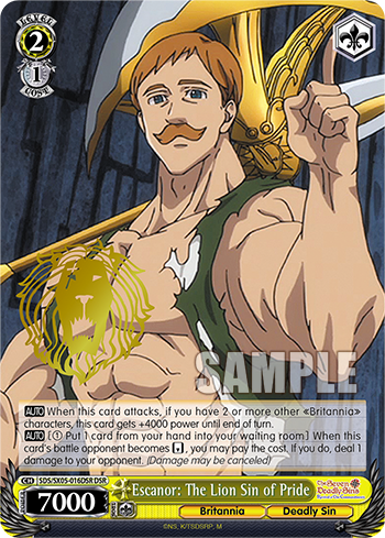 Escanor: The Lion Sin of Pride(SDS/SX05-016DSR)