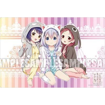 Gochuumon Usagi Is the Order a Rabbit Rubber Playmat Vol 107