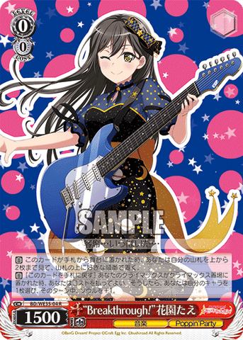 BanG Dream! Poppin'Party × Roselia Extra Booster (WE35) – Sleever 