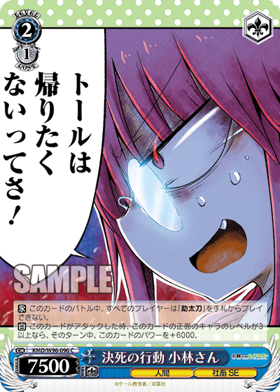 KMD/W96-096  決死の行動 小林さん