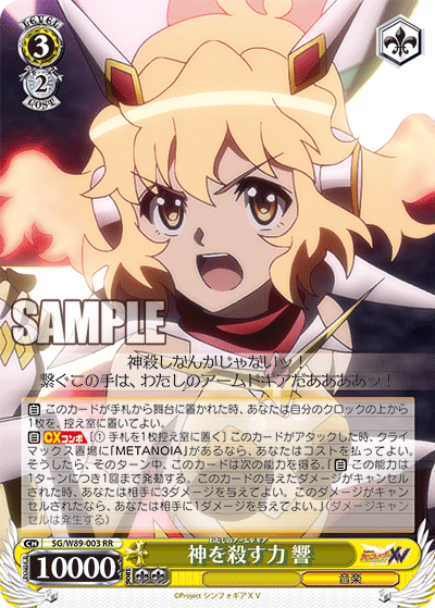 SG/W89-003    神を殺す力 響